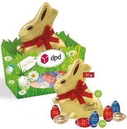 Osternest klein mit Schokolade von Lindt