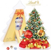 Advents-Tischkalender als Weihnachtsbaum