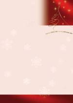 PC-Weihnachtsbrief &raquo;Goldbaum&laquo;, 210x297mm