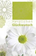 Gl&uuml;ckwunschkarte &raquo;Margerite&laquo;, 110x168 mm