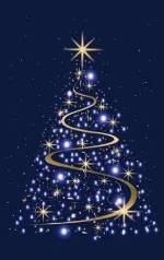 Spenden-Weihnachtskarte &raquo;Merry Christmas&laquo;, 120x190mm