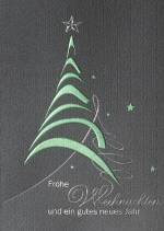 Weihnachtskarte &raquo;Frohe Weihnachten&laquo;, 117x166mm