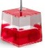 Memohalter &raquo;Liquid&laquo;, rot, 39x39x140 mm