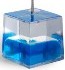 Memohalter &raquo;Liquid&laquo;, hellblau, 39x39x140 mm