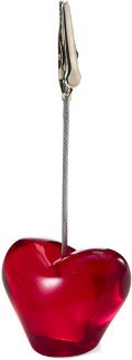 Memohalter &raquo;Heart&laquo;, rot, 49x120x35 mm
