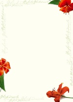 PC-Brief Brillant - Lilienmotiv - Herzlichen Gl&uuml;ckwunsch
