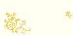 DIN-Lang-Kuvert naturweiss mit Goldfolienpr&auml;gung, selbstklebend