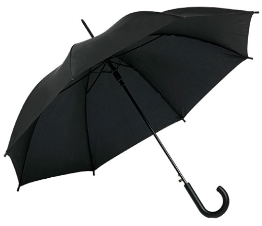 Stockschirm &raquo;Casual&laquo; schwarz, aussen