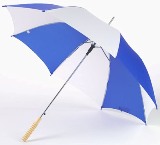 Stockschirm &raquo;Basic&laquo; royalblau/weiss, aussen