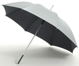 Stockschirm &raquo;Platinum&laquo; silber/schwarz, 120 cm &Oslash;