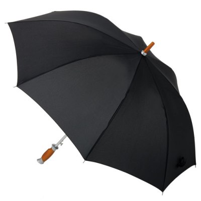 Golfschirm &raquo;Daro&laquo; schwarz/orange, aussen