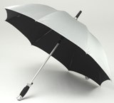 Stockschirm &raquo;Uranus&laquo; silber/schwarz, 105 cm &Oslash;