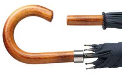 Griff und Spitze zu Schirm &raquo;Oak&laquo;