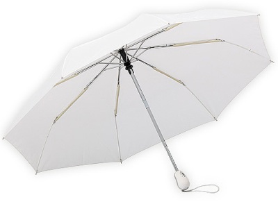 Taschenschirm &raquo;Fiction&laquo; weiss