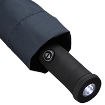 Griff mit schwenkbarer LED-Leuchte zu Taschenschirm &raquo;Torch&laquo;