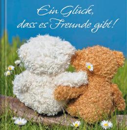 Geschenkbuch &raquo;Ein Gl&uuml;ck, dass es Freunde gibt&laquo;, 165x165 mm, Titel
