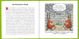 Geschenkbuch &raquo;Der Wassermann&laquo;, 165x165 mm, Beispiel Doppel-Innenseite