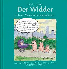 Geschenkbuch &raquo;Der Widder&laquo;, 165x165 mm, Titel