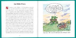 Geschenkbuch &raquo;Der Stier&laquo;, 165x165 mm, Beispiel Doppel-Innenseite