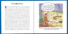 Geschenkbuch &raquo;Die Zwillinge&laquo;, 165x165 mm, Beispiel Doppel-Innenseite