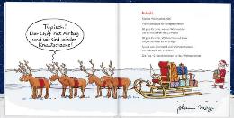 Geschenkbuch &raquo;Fr&ouml;hliche Weihnachten ...&laquo;, 165x165 mm, Beispiel Doppel-Innenseite