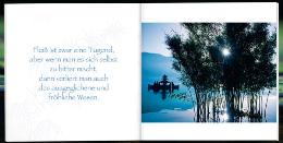 Geschenk_MINI-buch &raquo;Buddhistische Weisheiten&laquo;, 115x115 mm, Beispiel Doppel-Innenseite
