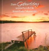 Geschenkbuch &raquo;Zum Geburtstag w&uuml;nsche ich dir traumhafte Momente&laquo;, 115x115 mm, Titel