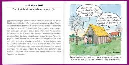 Geschenk-MINI-buch &raquo;Der Steinbock&laquo;, 165x165 mm, Beispiel Doppel-Innenseite