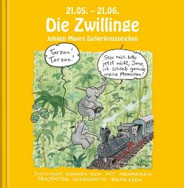 Geschenk-MINI-buch &raquo;Die Zwillinge&laquo;, 115x115 mm, Titel