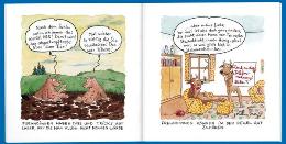 Geschenkbuch &raquo;F&uuml;r eine ganz besondere Freundin&laquo;, 165x165 mm, Beispiel Doppel-Innenseite