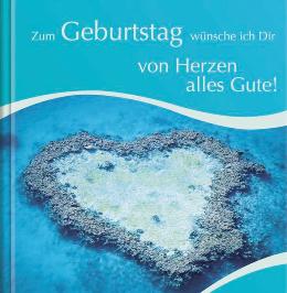 Geschenkbuch &raquo;Zum Geburtstag von Herzen alles Gute&laquo;, 165x165 mm, Titel