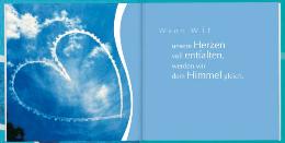 Geschenkbuch &raquo;Zum Geburtstag von Herzen alles Gute&laquo;, 165x165 mm, Beispiel Doppel-Innenseite