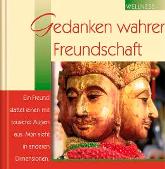 Geschenkbuch &raquo;Gedanken wahrer Freundschaft&laquo;, 165x165 mm, Titel
