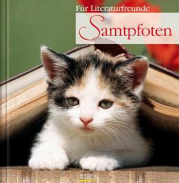 Geschenkbuch &raquo;F&uuml;r Literaturfreunde &ndash; Samtpfoten&laquo;, 165x165 mm, Titel