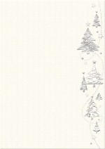 PC-Weihnachtsbrief &raquo;Weihnachtsb&auml;ume&laquo;, 210x297mm