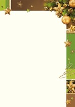 PC-Weihnachtsbrief &raquo;Klassische Weihnachten&laquo;, 210x297mm