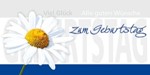 Geburtstagskarte &raquo;Zum Geburtstag&laquo;, 210x105 mm