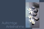 Trauerkarte &raquo;Aufrichtige Anteilnahme&laquo;, 170x115mm