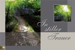 Trauerkarte &raquo;In stiller Trauer&laquo;, 170x115mm