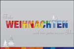 Spenden-Weihnachtskarte &raquo;WEIHNACHTEN&laquo;, 170x115mm