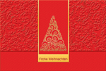 Weihnachtskarte &raquo;Frohe Weihnachten&laquo;, 170x115mm
