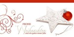 C-Weihnachtskarten &raquo;Ornament mit Stern&laquo;, 105x210mm