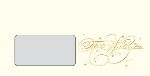 Weihnachtskuvert &raquo;Frohe Weihnachten in Goldfolie&laquo; mit Fenster, 220x110mm