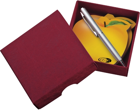 Fleece-Geschenkbox rot