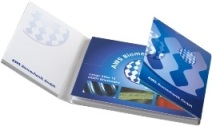 KombiSet Tripad mit 2 Haftnotizblöcken + 5 Filmmarkern, halboffen