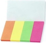 Marker aus durchgef&auml;rbtem Papier in Umschlag, geschlossen
