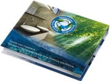 MiniOffice mit 2 Bl&ouml;cken und eiinem Metall-Kugelschreiber in Bookcover, geschlossen
