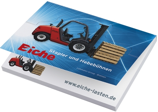 Haftnotizen in PopUp-Umschlag, geschlossen