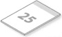 Skizze Haftnotizblock 100x72 mm, 25 Blatt, bedruckt