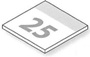 Skizze Haftnotizblock 72x72 mm, 25 Blatt, bedruckt